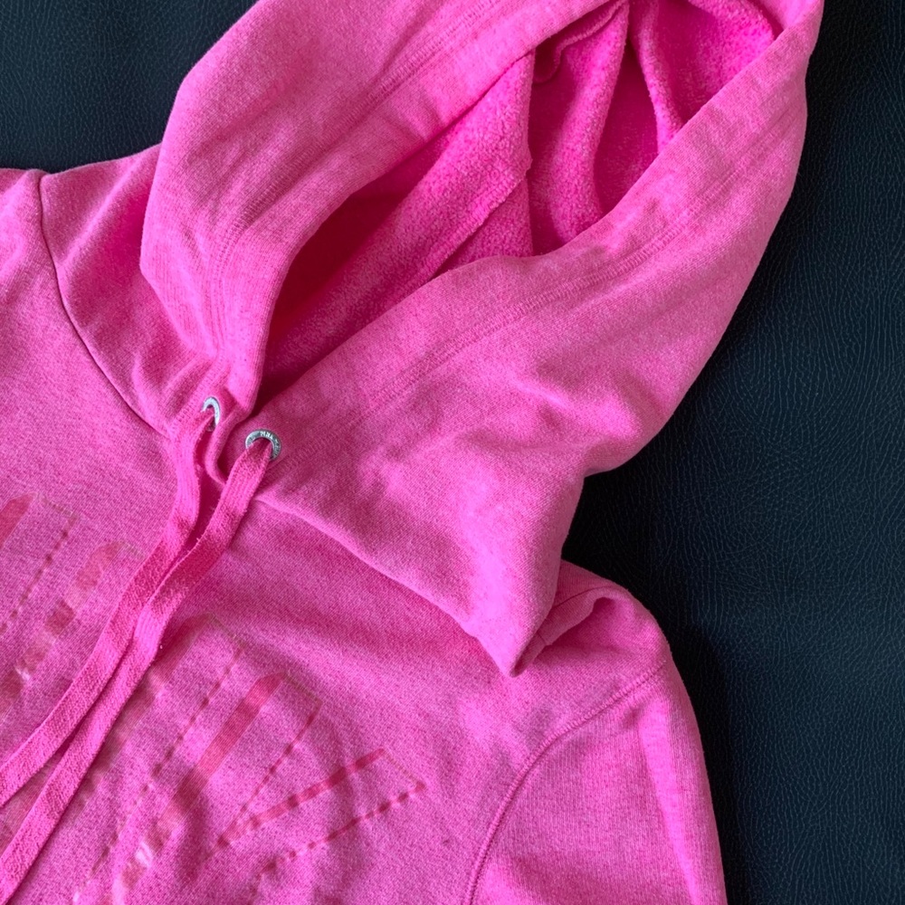 Pink Victoria's Secret Hot Pink Hoodie - Picture 3 of 6